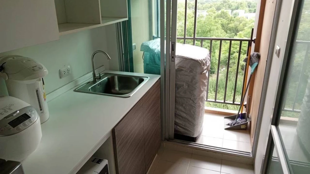 For rent: dcondo Campus Resort Rangsit, 7th floor, fully furnished, nice to live in, reserve now, hurry!
