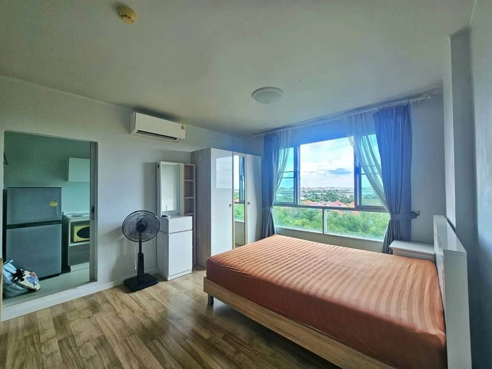 Dcondo Campus Rangsit Phase 2, 8th floor, for rent. Fully furnished. First come, first served.