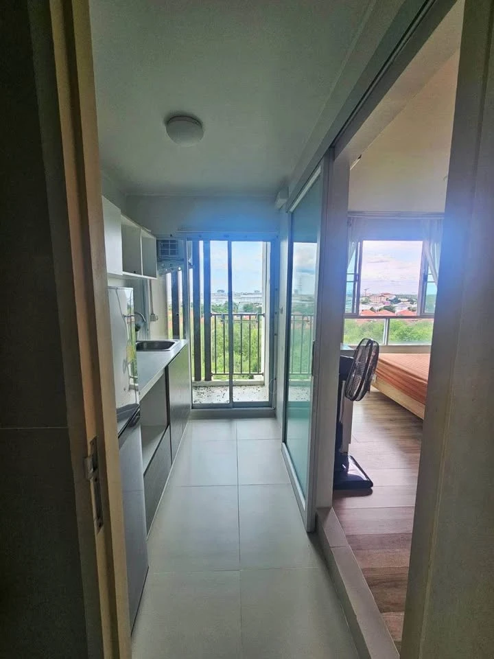 Dcondo Campus Rangsit Phase 2, 8th floor, for rent. Fully furnished. First come, first served.