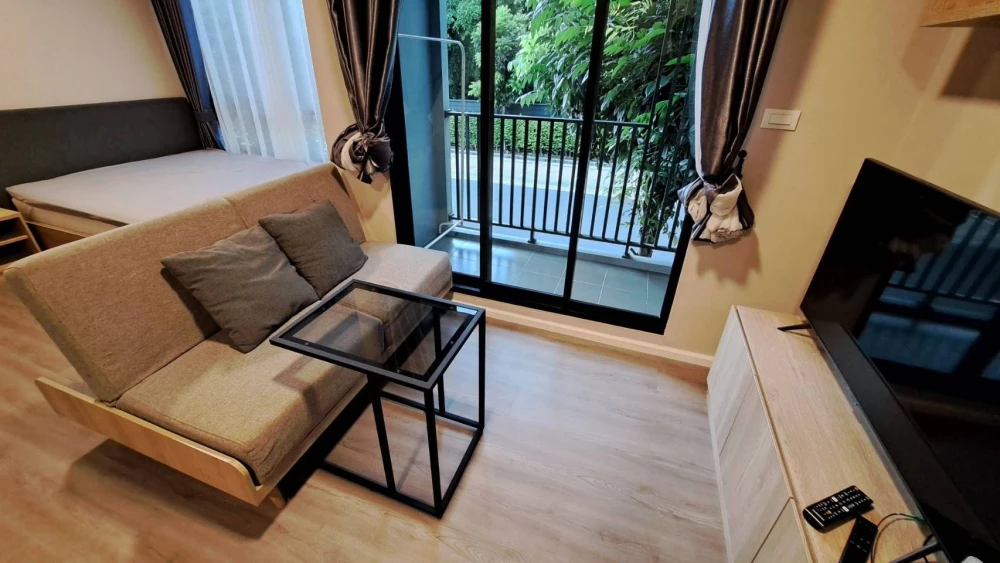 For rent dcondo Hideaway Rangsit, 2nd floor, nice room, fully furnished, book now, hurry!