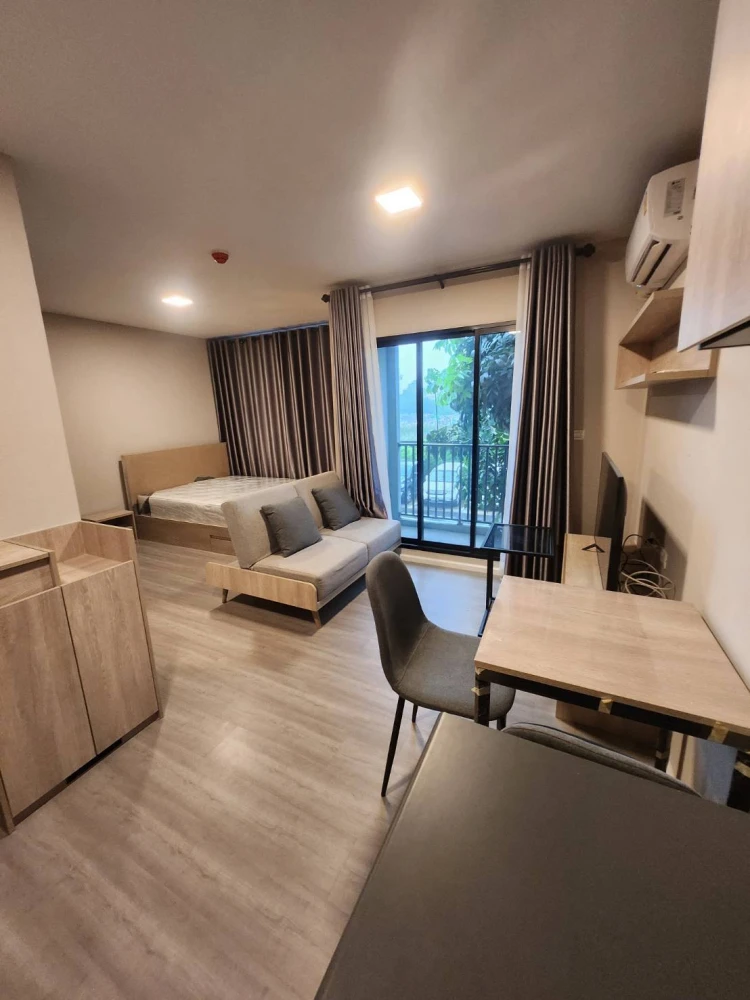For rent dcondo Hideaway Rangsit, 2nd floor, fully furnished room, nice to live in, book now, don't miss out, hurry!