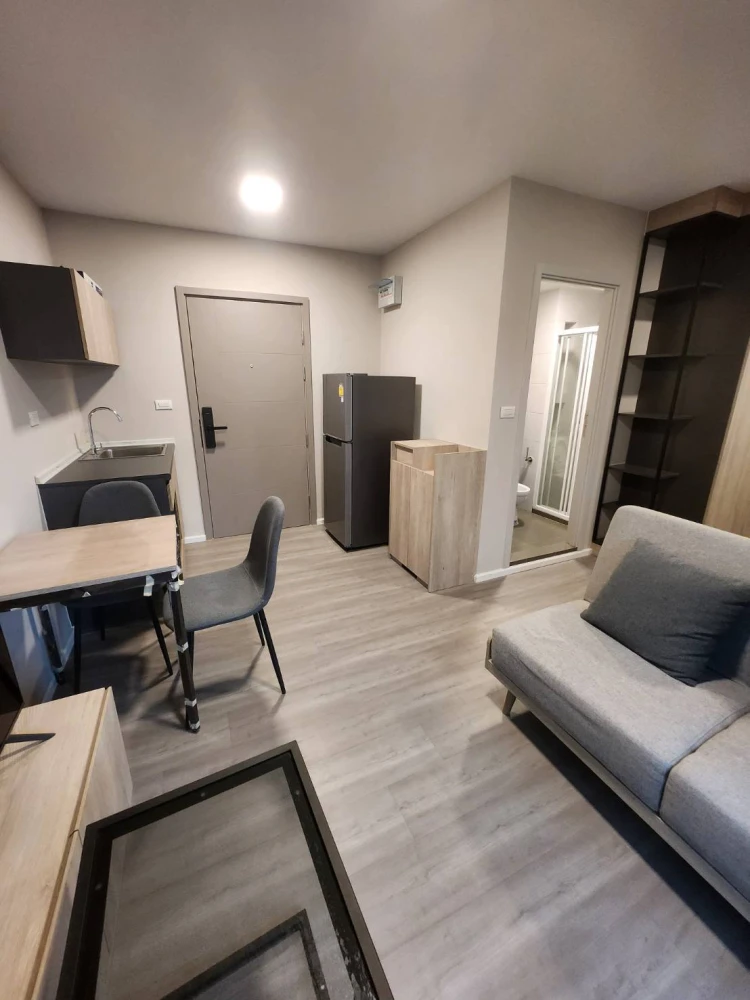 For rent dcondo Hideaway Rangsit, 2nd floor, fully furnished room, nice to live in, book now, don't miss out, hurry!