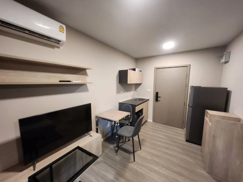 For rent dcondo Hideaway Rangsit, 2nd floor, fully furnished room, nice to live in, book now, don't miss out, hurry!