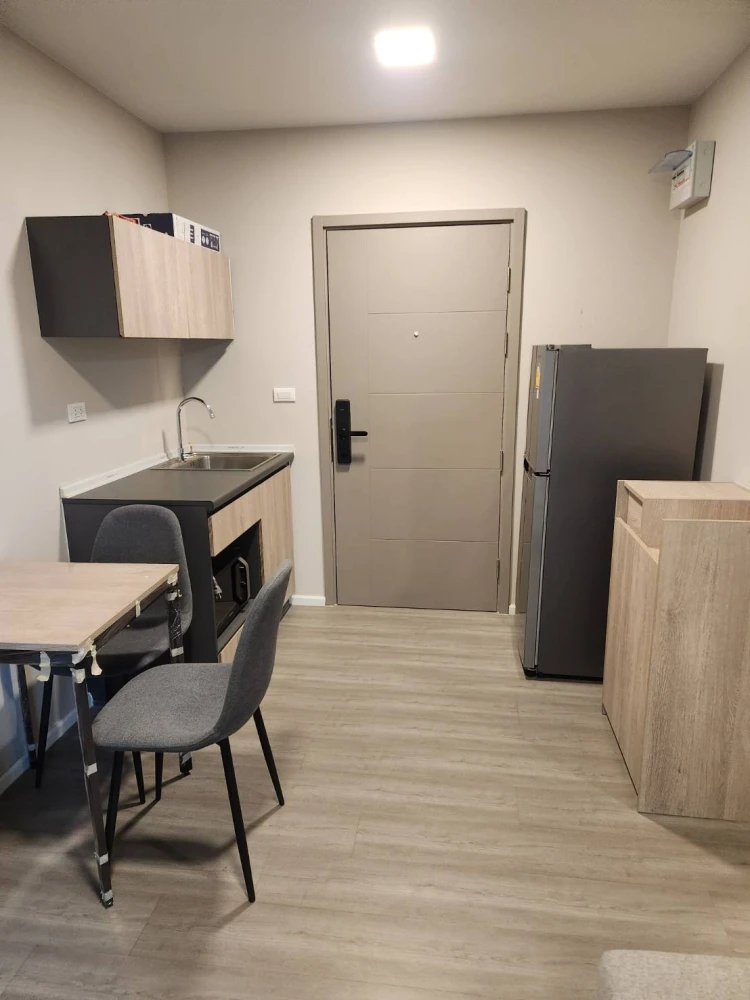 For rent dcondo Hideaway Rangsit, 2nd floor, fully furnished room, nice to live in, book now, don't miss out, hurry!