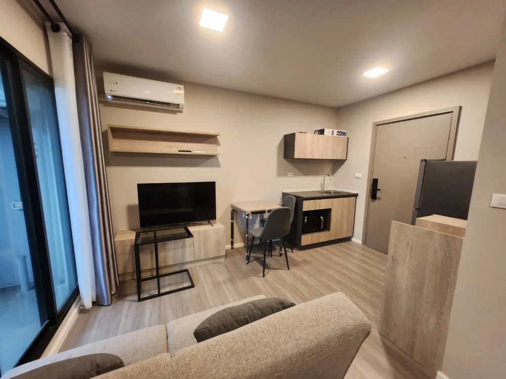 For rent dcondo Hideaway Rangsit, 2nd floor, fully furnished room, nice to live in, book now, don't miss out, hurry!