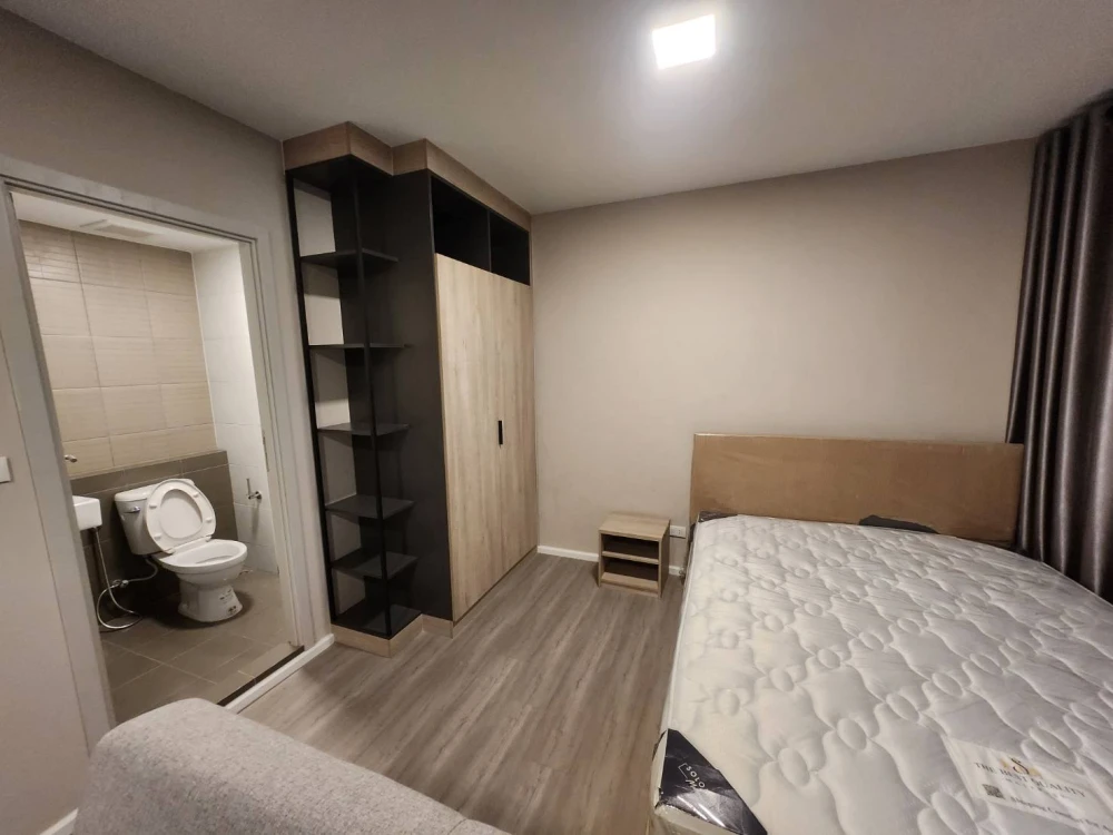 For rent dcondo Hideaway Rangsit, 2nd floor, fully furnished room, nice to live in, book now, don't miss out, hurry!