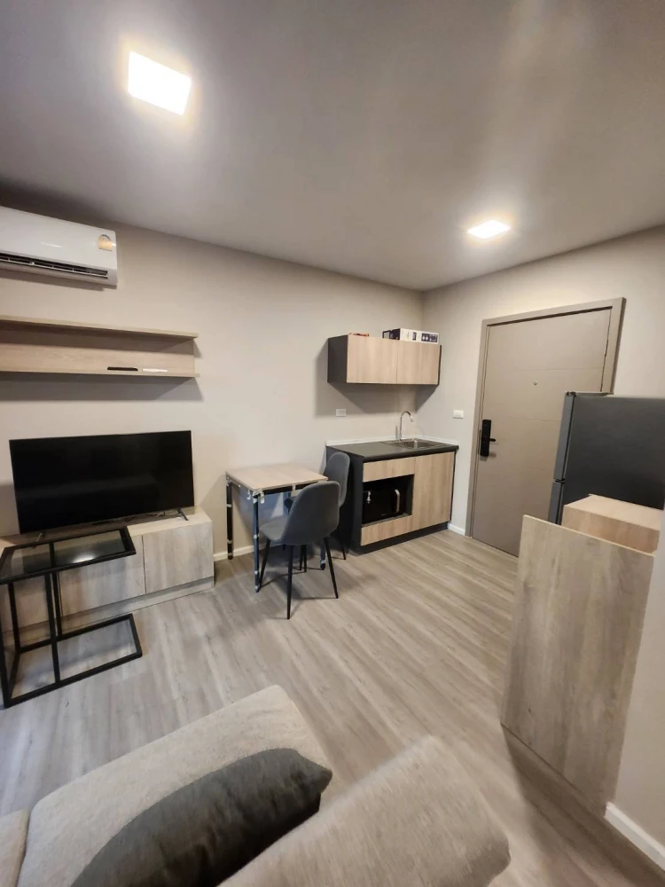 For rent dcondo Hideaway Rangsit, 2nd floor, fully furnished room, nice to live in, book now, don't miss out, hurry!