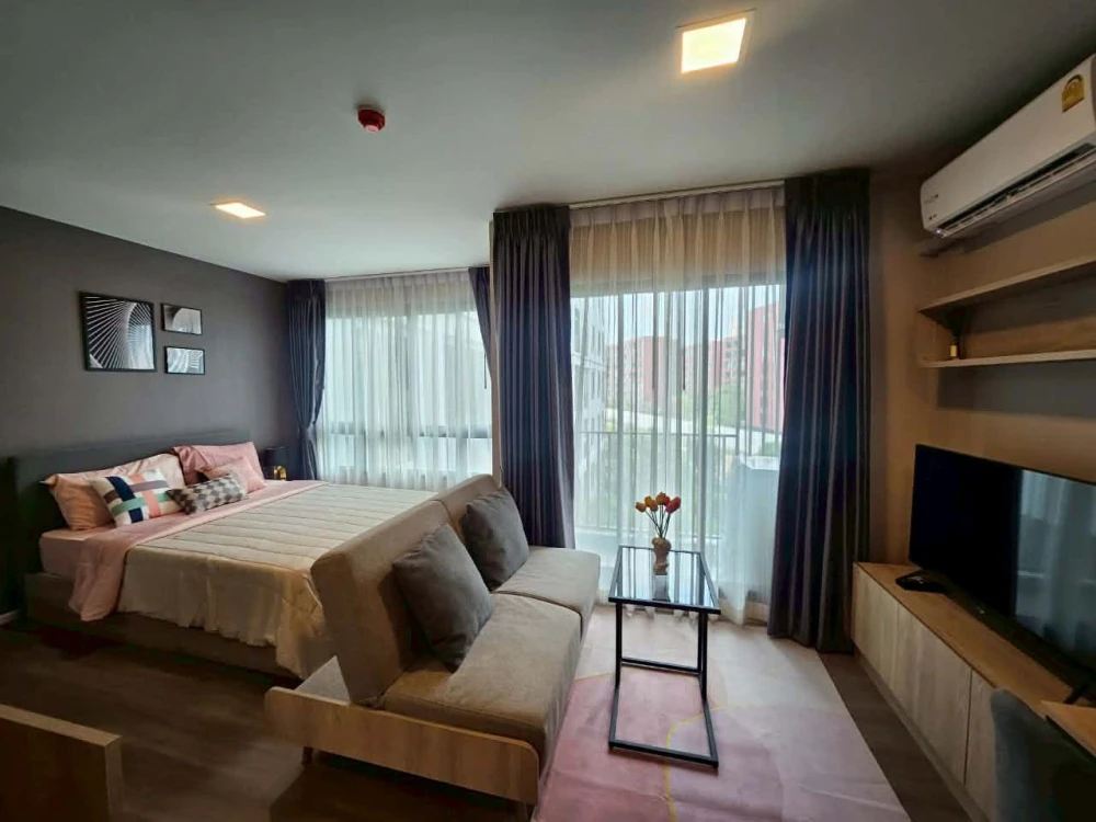 For rent: dcondo Hideaway Rangsit, 4th floor, fully furnished, very livable. Book now, don't miss out!