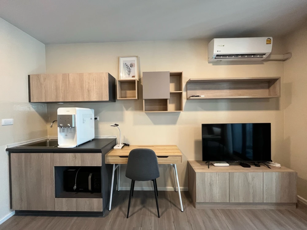 For rent: dcondo Hideaway Rangsit, 6th floor, interior view, fully furnished, very livable. Book now!