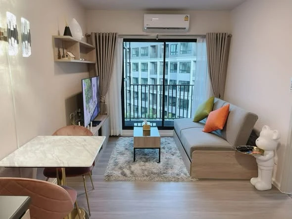 For rent: dcondo Hideaway Rangsit, 6th floor, fully furnished, nice to live in. If interested, hurry and reserve now. Urgent!