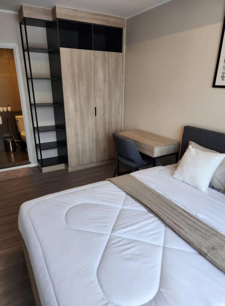 For rent DCONDO HIDEAWAY RANGSIT, good view, high privacy, not next to the garbage room, fully furnished room, don't miss it.