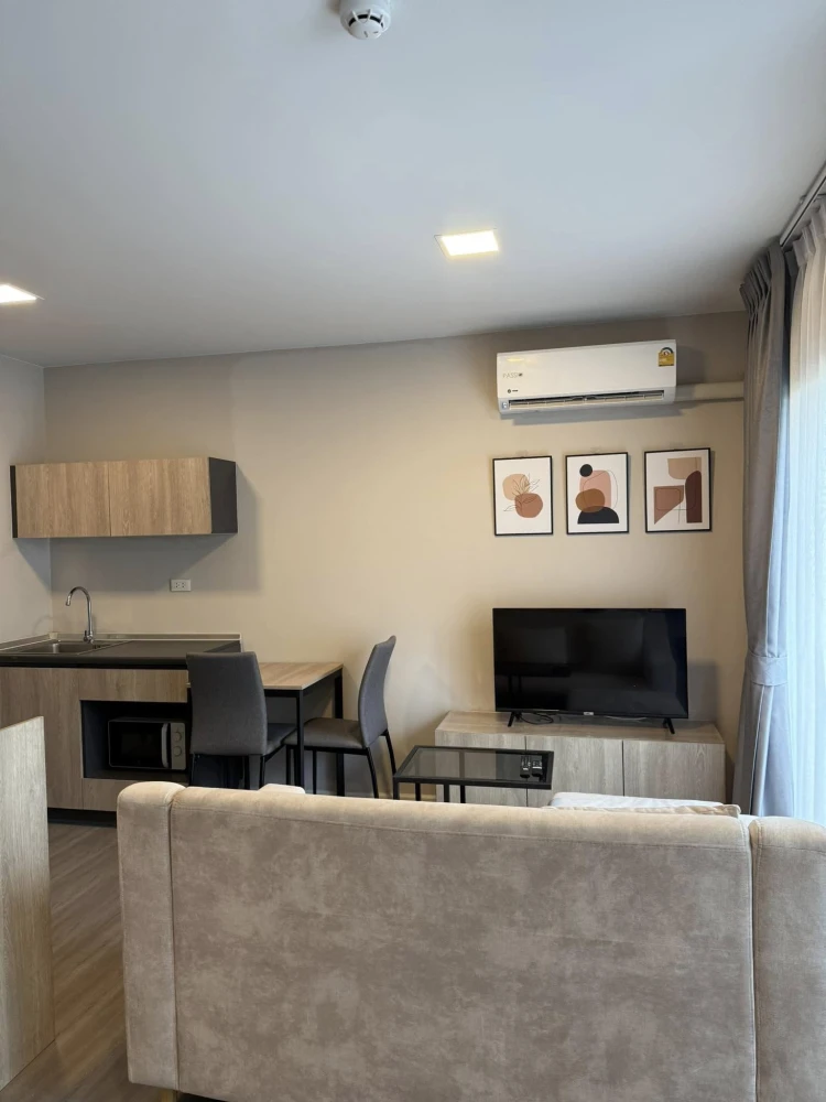 For rent dcondo Hideaway Rangsit, a nice room, comes with complete furniture and electrical appliances. Book now.