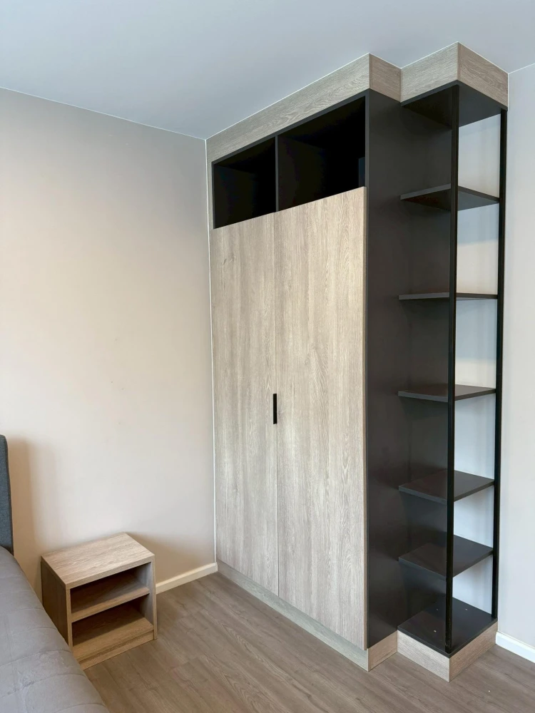 For rent dcondo Hideaway Rangsit, a nice room, comes with complete furniture and electrical appliances. Book now.
