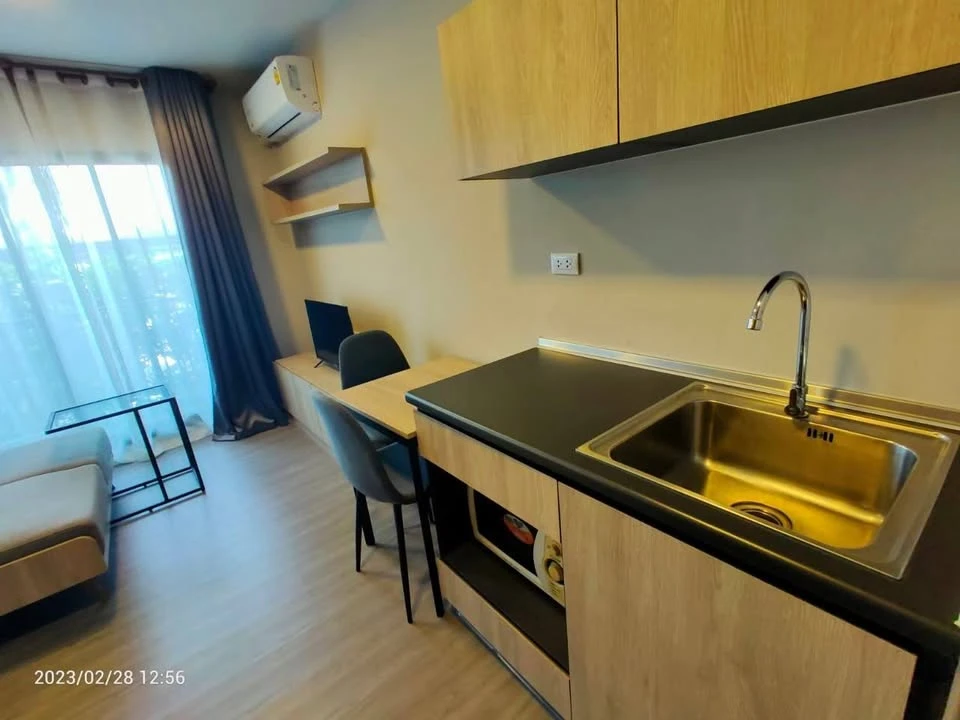 For rent, Dcondo Hideaway Rangsit, fully furnished room. Ready to move in immediately, book now, don't wait.