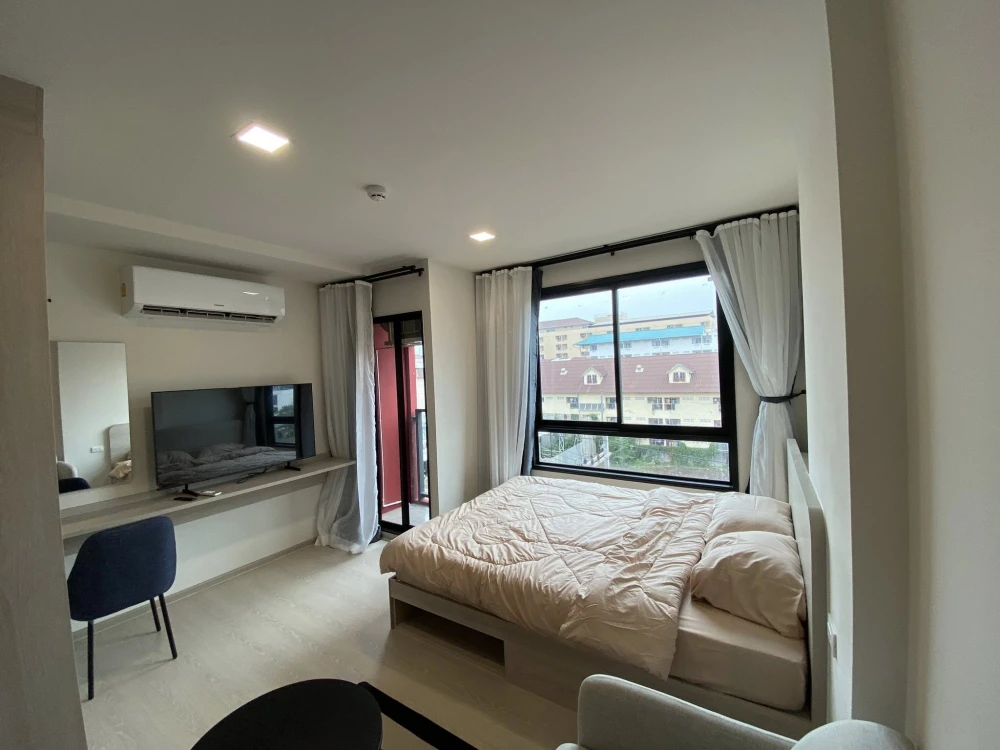 For rent: dcondo hype rangsit, 5th floor, comes with complete furniture and electrical appliances. Interested? Reserve now!