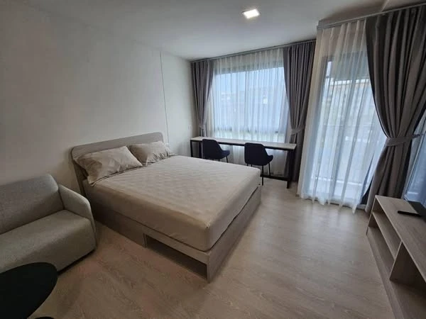 For rent dcondo hype rangsit 5th floor, view inside, comes with complete furniture and electrical appliances, reserve now, urgently.