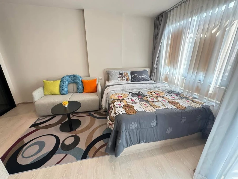 For rent: DCondo Hype Rangsit, a nice room, complete with furniture and electrical appliances. If you don't book, you'll regret it later.