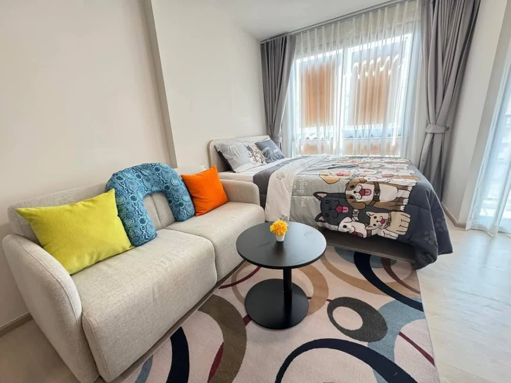 For rent: DCondo Hype Rangsit, a nice room, complete with furniture and electrical appliances. If you don't book, you'll regret it later.