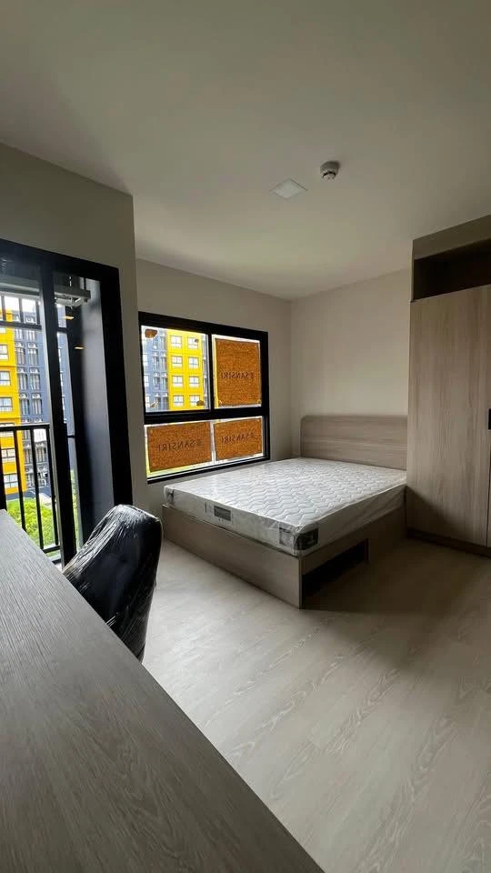 For rent: Dcondo Shine Rangsit, ready to move in, fully furnished, view inside the condo, see the pool, hurry and reserve before it's gone++
