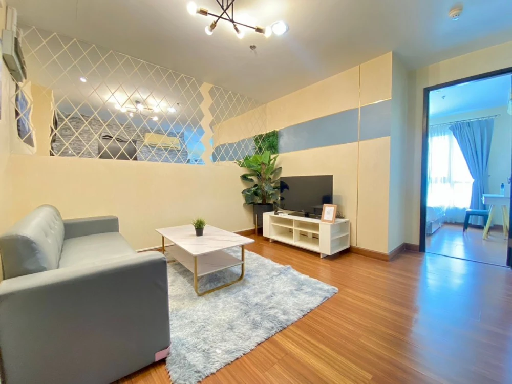 Diamond Ratchada for rent, 12th floor, beautiful room, fully furnished, nice to live in, reserve now, don't miss out.