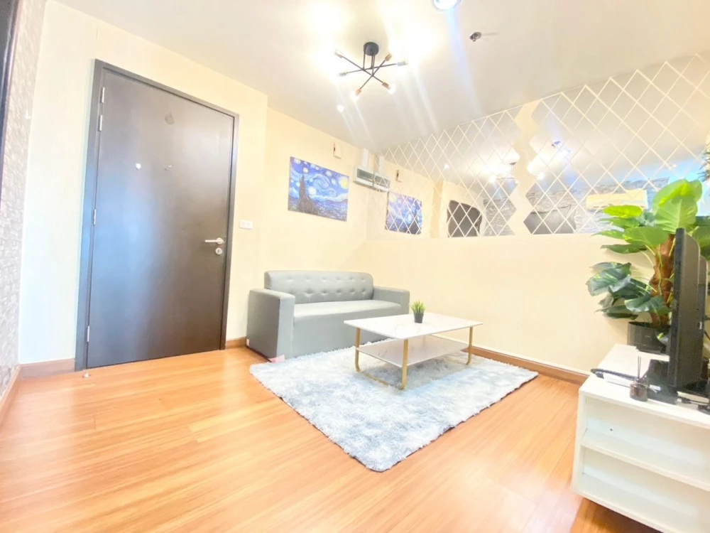 Diamond Ratchada for rent, 12th floor, beautiful room, fully furnished, nice to live in, reserve now, don't miss out.