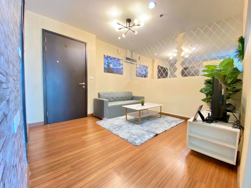Diamond Ratchada for rent, 12th floor, beautiful room, fully furnished, nice to live in, reserve now, don't miss out.