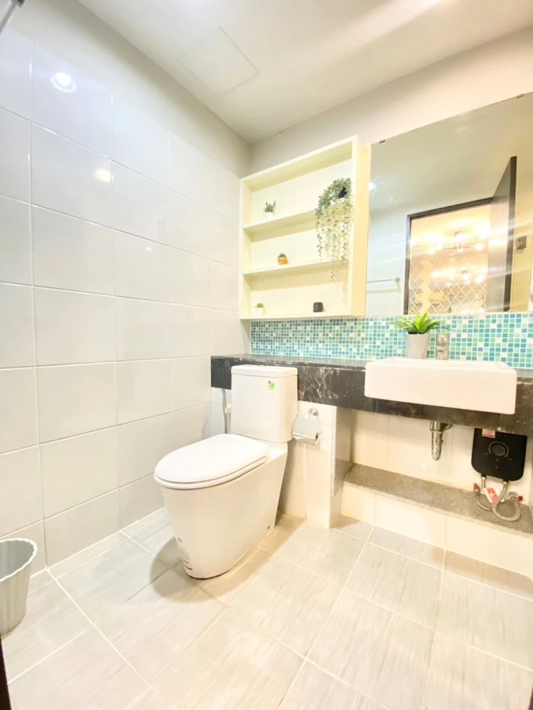 Diamond Ratchada for rent, 12th floor, beautiful room, fully furnished, nice to live in, reserve now, don't miss out.