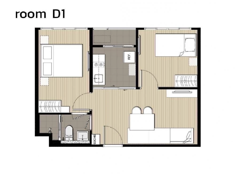 For rent: Elio Del Moss Phaholyothin 34, ready to move in, fully furnished, high floor, hurry and reserve now!