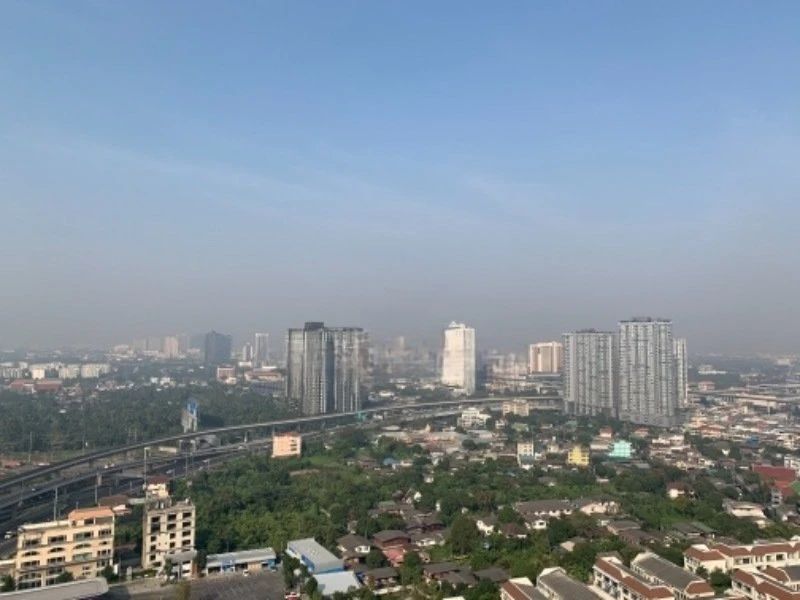For rent Elio Sathorn-Wutthakat Building A, 29th floor, corner room, beautiful view, good wind, wallpaper in the whole room, hurry up!