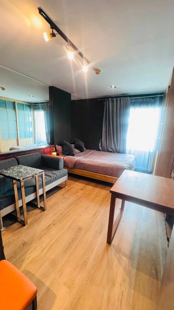 For rent, Elio Sukhumvit 64 Studio, size 22 sq m, beautiful room, fully furnished, with washing machine, good value