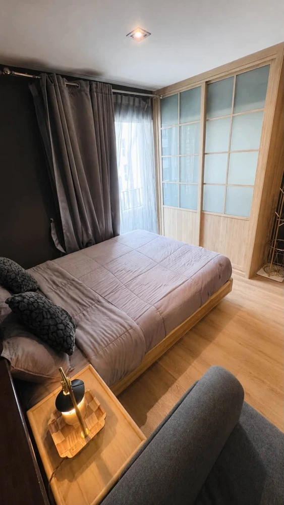 For rent, Elio Sukhumvit 64 Studio, size 22 sq m, beautiful room, fully furnished, with washing machine, good value