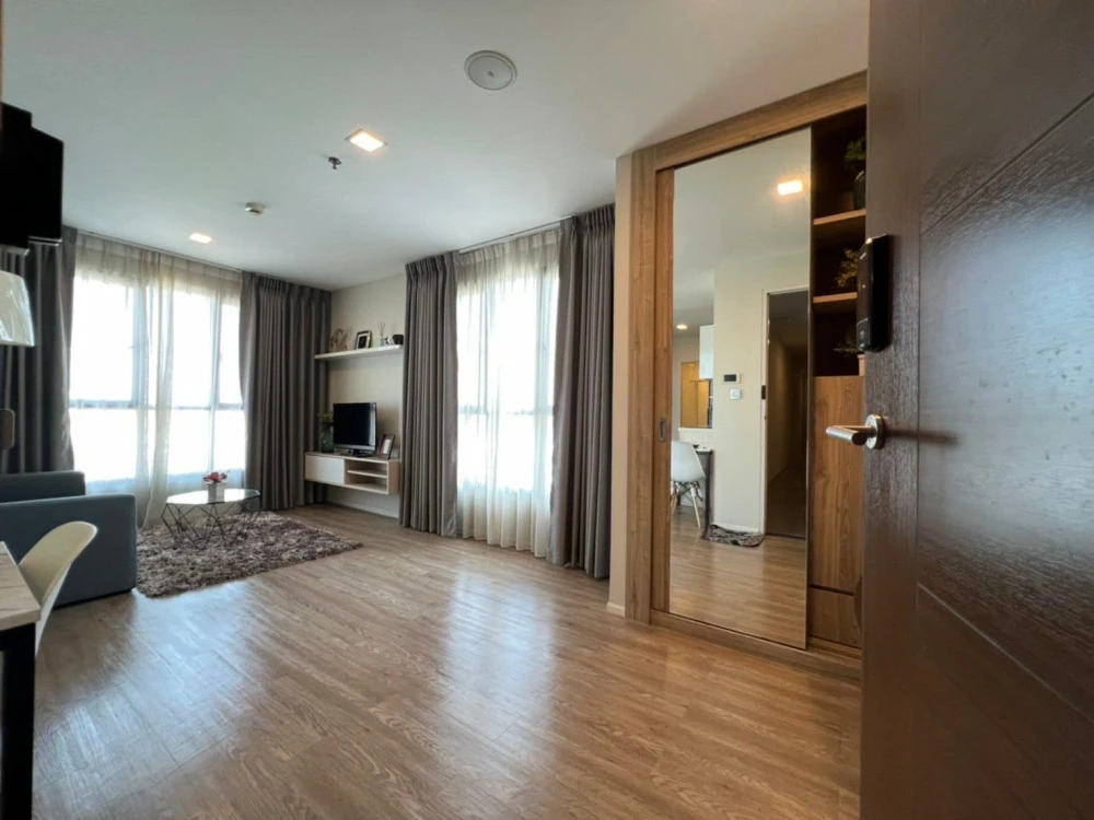 For rent Episode Phahonyothin-Saphan Mai, 1 bed plus room, good wind, good view, no buildings blocking, quiet atmosphere, beautiful view, if you don't