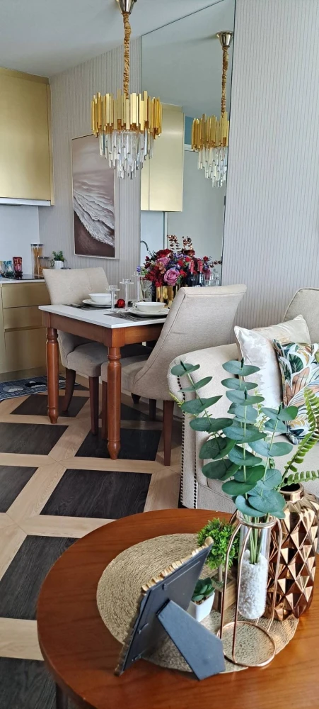 For rent: Espana Condo Resort Pattaya, 4th floor, Building A, city view, washing machine provided, furnished, ready to move in