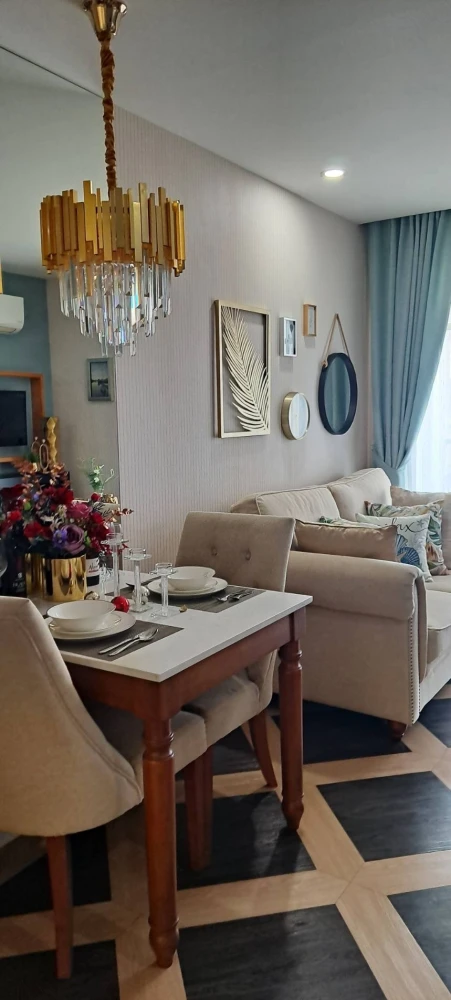 For rent: Espana Condo Resort Pattaya, 4th floor, Building A, city view, washing machine provided, furnished, ready to move in