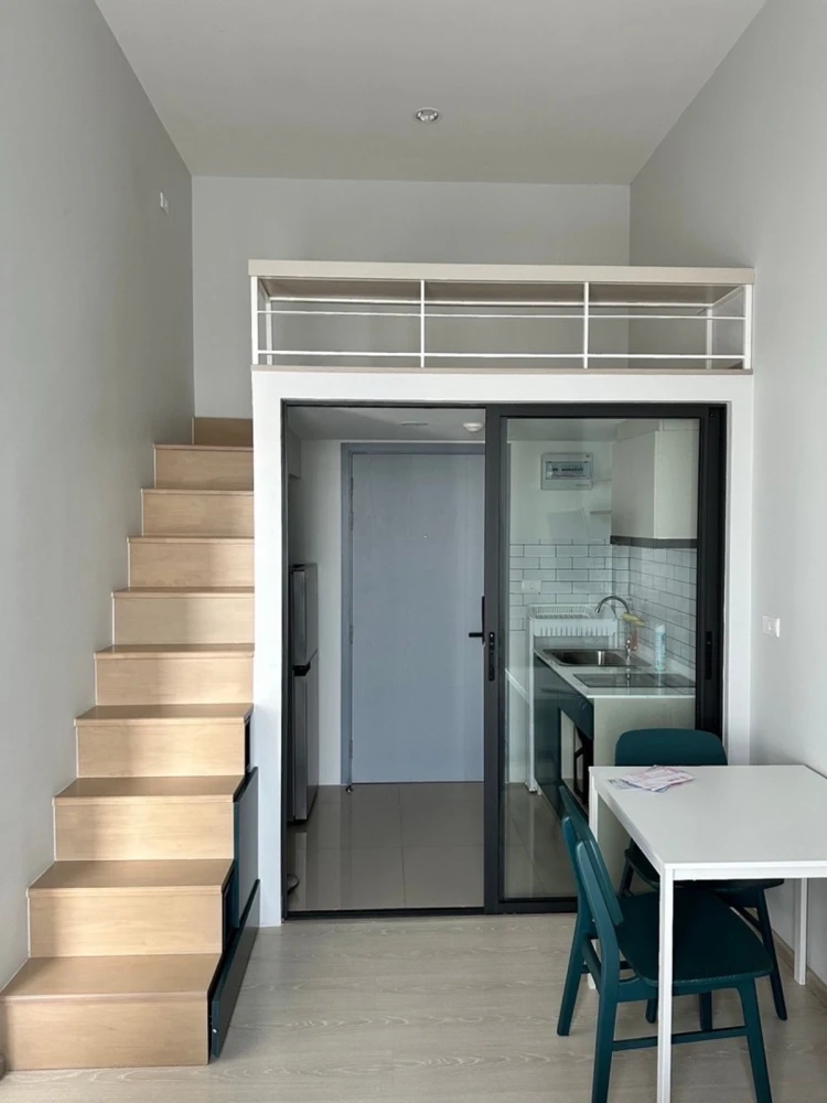 Flexi Rattanathibet condo for rent, 10th floor, train view, fully furnished. Book now!