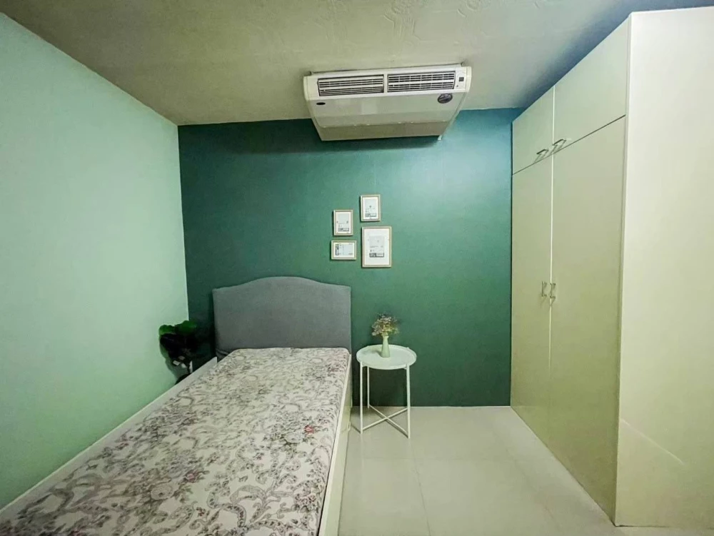 For rent: Flora Ville, 2 bedrooms, 2 bathrooms, 10th floor, Building B. Spacious unit with plenty of space. Book now!