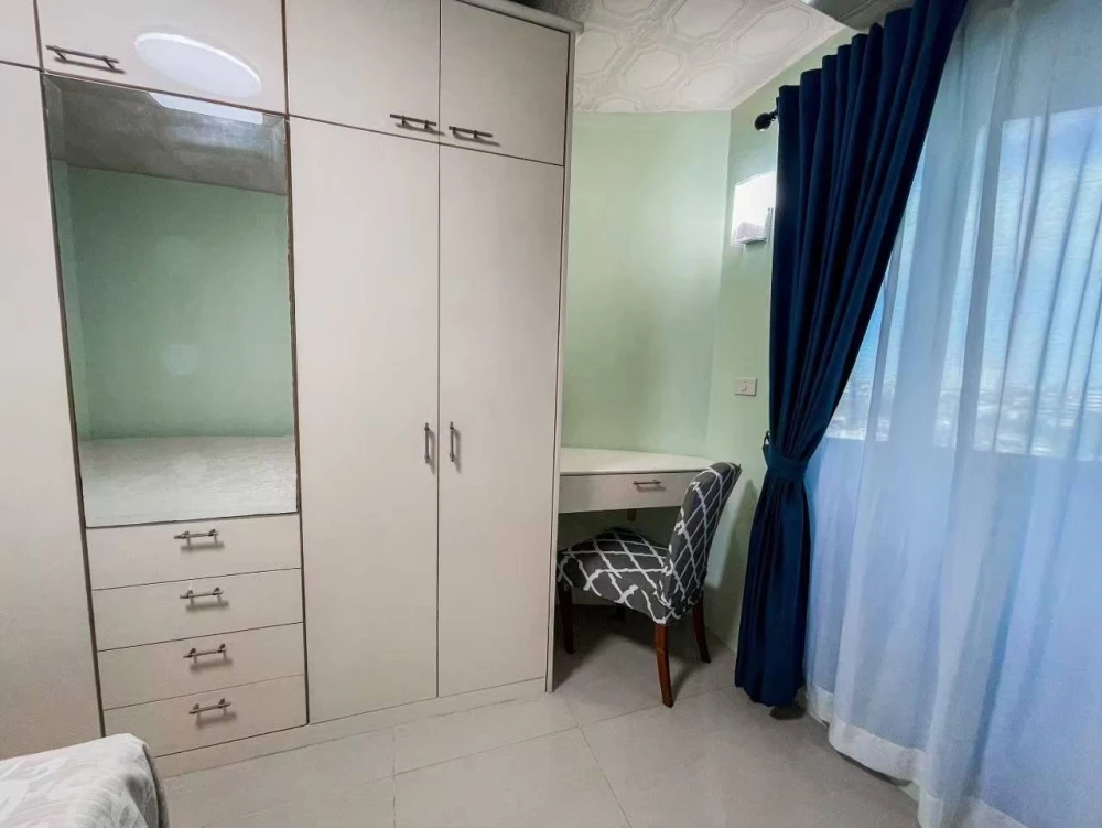 For rent: Flora Ville, 2 bedrooms, 2 bathrooms, 10th floor, Building B. Spacious unit with plenty of space. Book now!