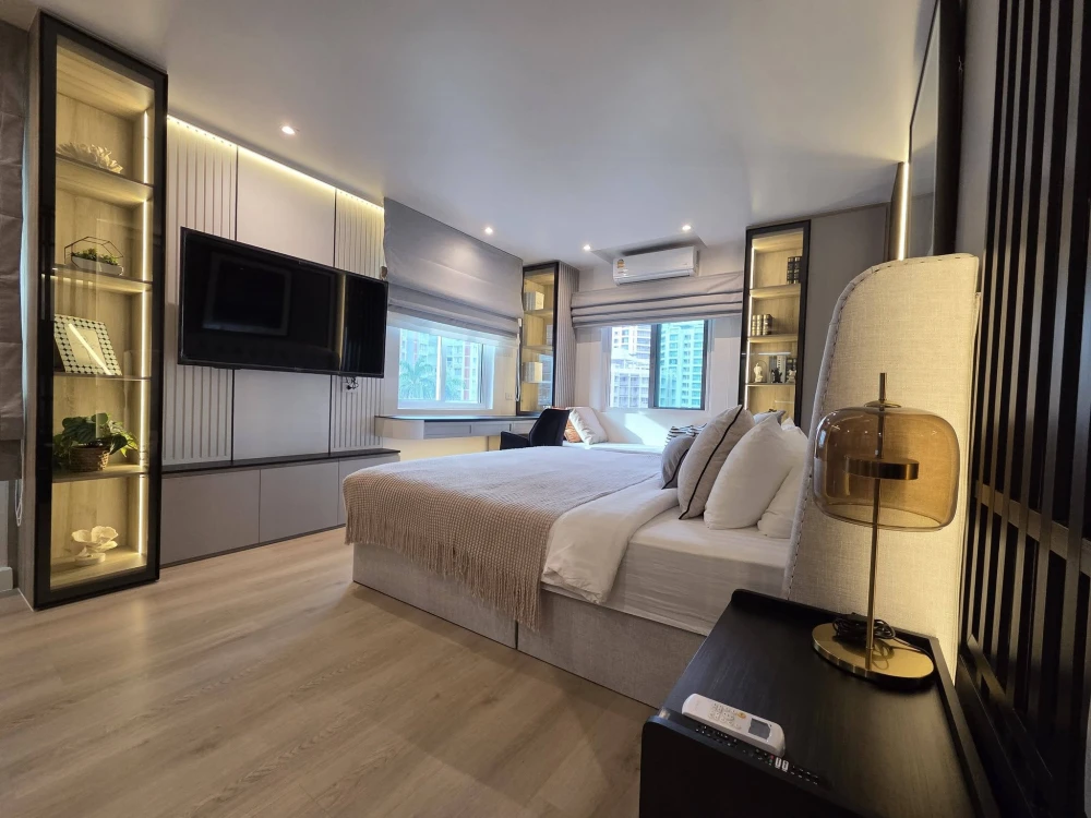 ให้เช่า Fortune condo town ห้องแต่งพร้อมอยู่ บิ้วอินท์อย่างดี สะดวกครบจบที่นี่ รีบมาจองเลย อย่าพลาด