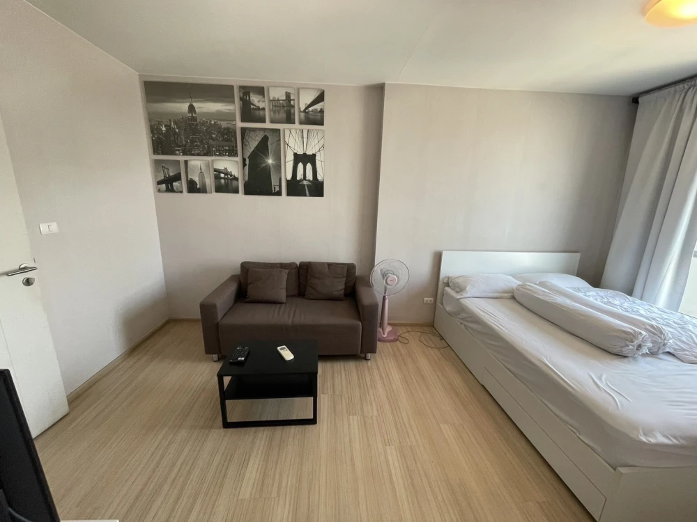 For rent: FUSE SENSE Bang Khae, high floor, city view, beautiful condition, as shown in the picture, complete with furniture and electrical appliances