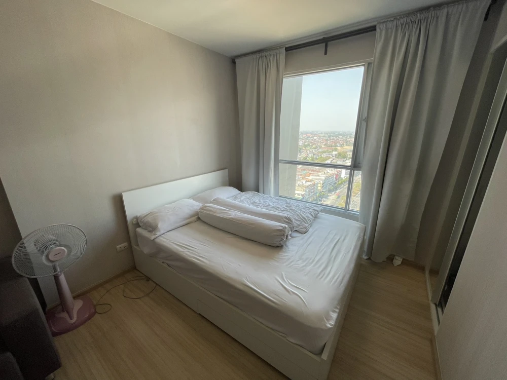 For rent: FUSE SENSE Bang Khae, high floor, city view, beautiful condition, as shown in the picture, complete with furniture and electrical appliances