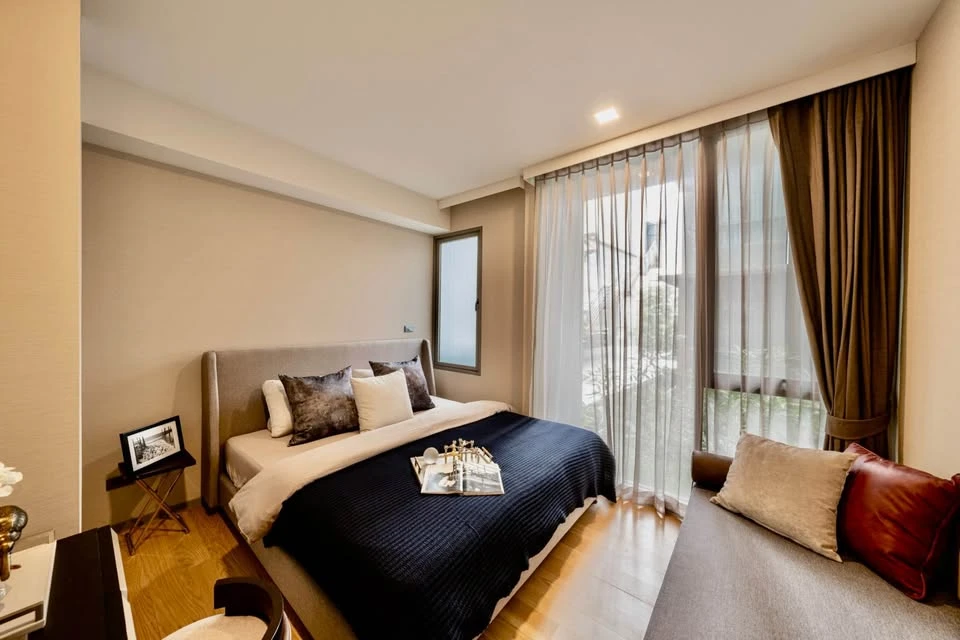 For rent: Fynn Sukhumvit 31, 2 bedrooms, 2 bathrooms, fully furnished, trees, shady atmosphere, reserve now.