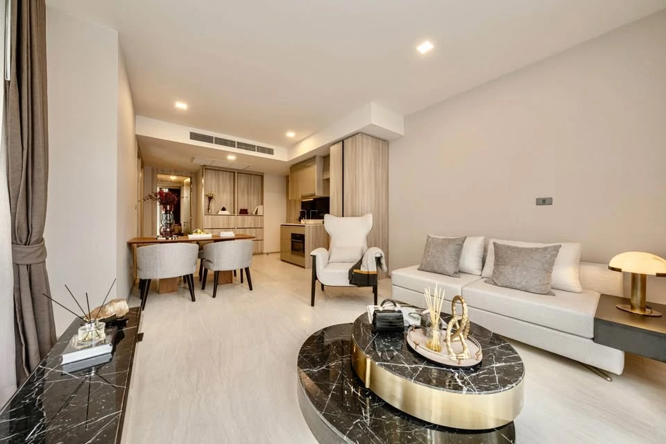For rent: Fynn Sukhumvit 31, 2 bedrooms, 2 bathrooms, fully furnished, trees, shady atmosphere, reserve now.