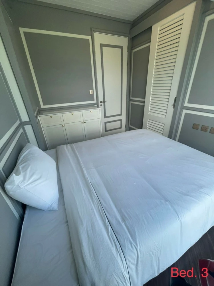 Grand Florida Beachfront Condo Resort Pattaya for rent, 3 bedrooms, fully furnished, nice to live in, reserve now.