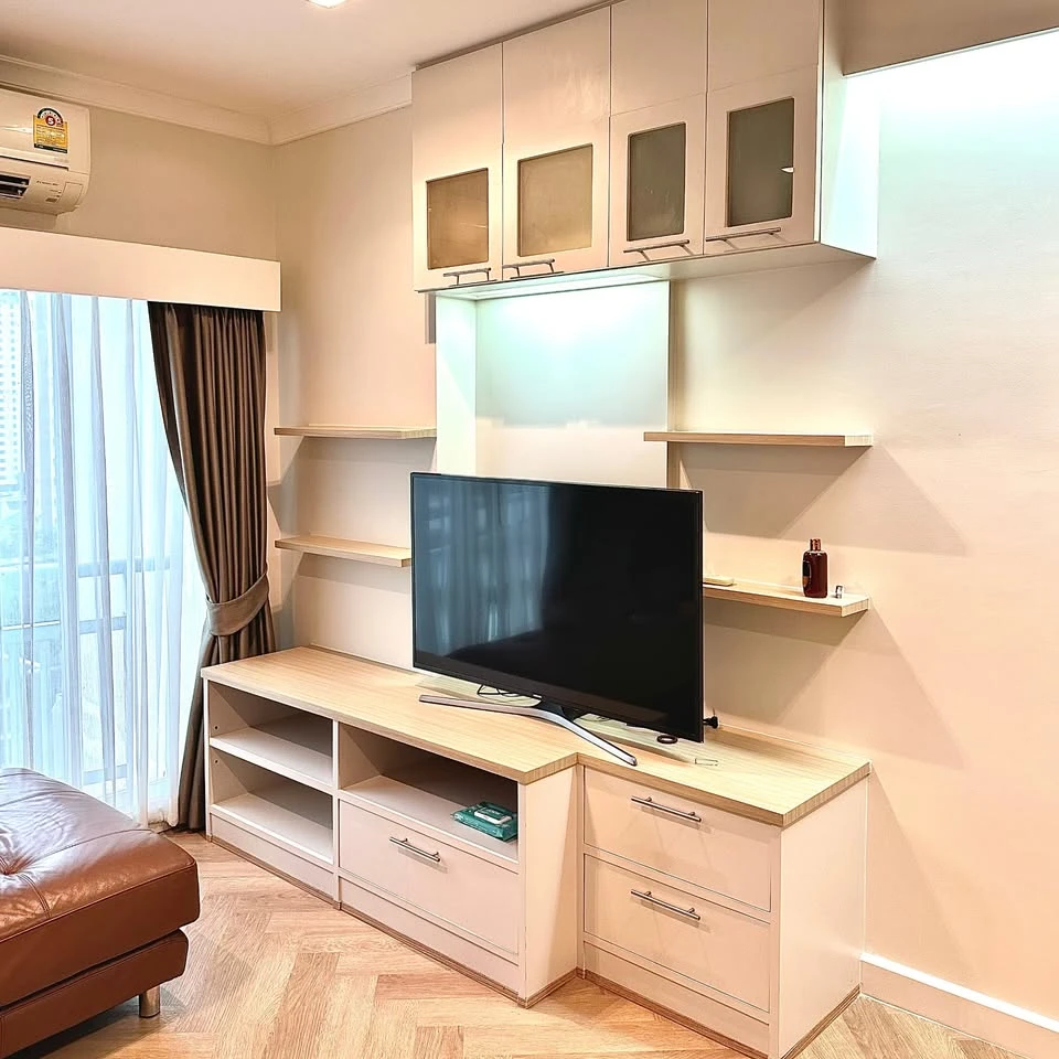 Grand Park View Asoke for rent, nice room, high floor, spacious, comfortable, 2 bedrooms, hurry and reserve now.