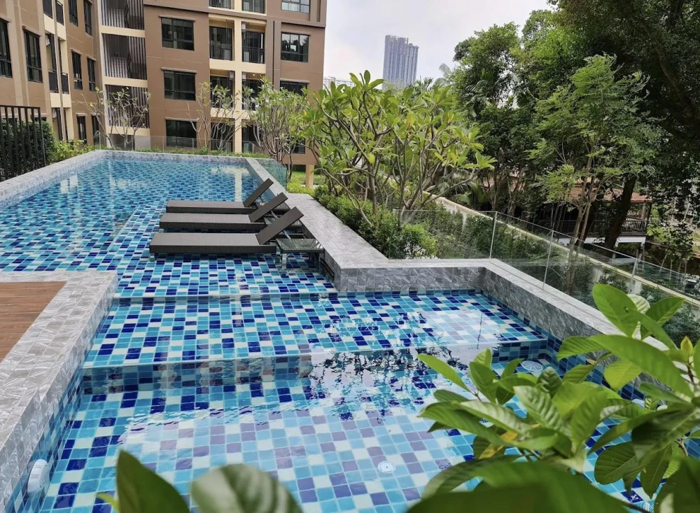 ให้เช่า Green ville 2 สุขุมวิท 101 ห้องพร้อมอยู่ เฟอร์พร้อม ร่มรื่นไม่โดนบล็อกวิว ดีแบบนี้ไม่จองคือพลาด++
