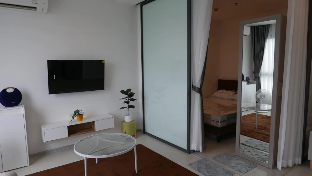 Grow Rattanathibet for rent, ready to move in, fully furnished, high floor, spacious room, comfortable to live in, hurry and reserve now!