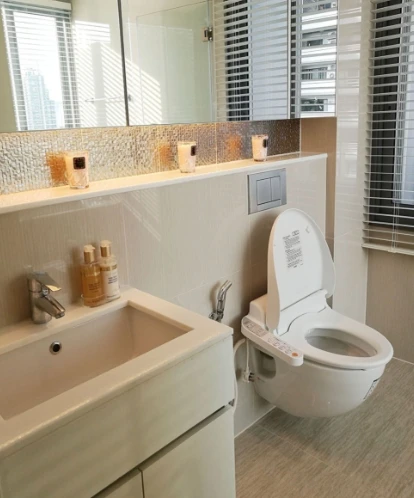 H Condo Sukhumvit 43 for rent—a lovely, fully furnished unit. Book now if interested!
