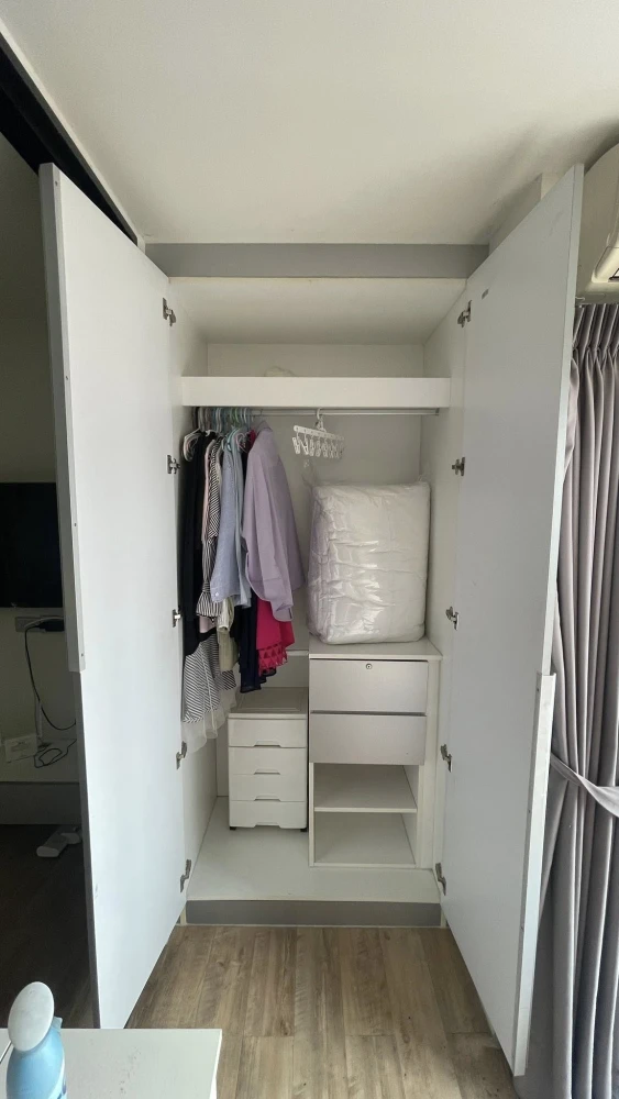 For rent: H2 Ramintra 21, a nice room on the 6th floor, good location, comes with complete furniture and amenities. Reserve now!