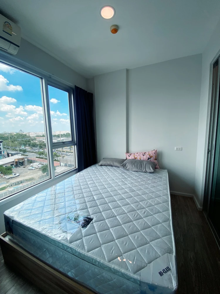 Happy Condo DonMueang the Terminal for rent, a room with partitions, perfectly divided into spaces, comes with a great price, reserve now, don't miss