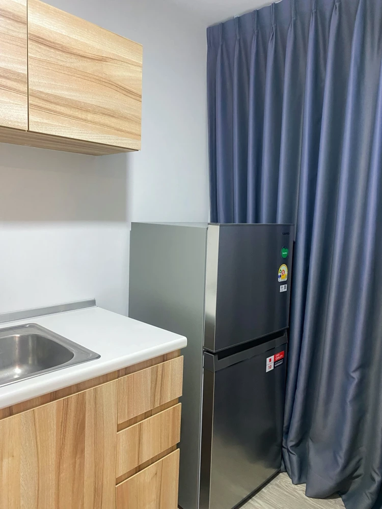 Happy Condo DonMueang the Terminal for rent, a room with partitions, perfectly divided into spaces, comes with a great price, reserve now, don't miss